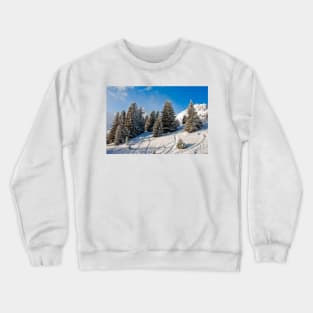 Courchevel 3 Valleys French Alps France Crewneck Sweatshirt